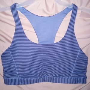 Lululemon Sports Bra Sz 6 Blue